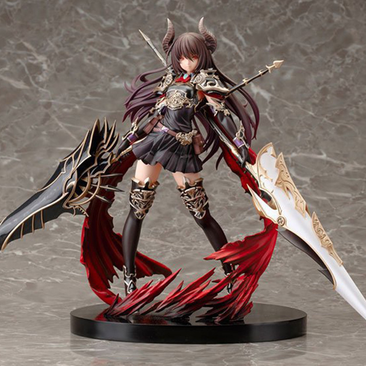 30cm Anime Rage Of Bahamut Game Genesis Devil Demon Pvc Actionfigurer Leksaker Anime Figurleksaker Vuxen Samlarobjekt Modell Dockapresent X0503