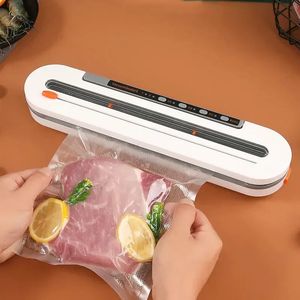 Máquina automática de envasado al vacío de 30 cm, sellador al vacío de alimentos para polvo suave húmedo seco, máquina de sellado de almacenamiento de alimentos para el hogar 240304