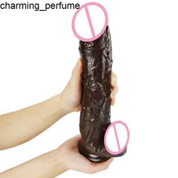 30 cm Brown Long Dildo para mujeres Big Penis Suction Cup Products para los juguetes sexuales para adultos para la mujer Gode Anal Dildos para hombres