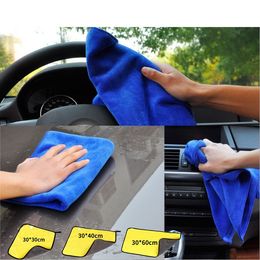 30CM Chiffons De Nettoyage Doux Serviette En Microfibre Auto Chiffon De Lavage De Voiture pour Voiture Cire De Voitures Soins Styling Dépoussiéreur Serviettes DH7299