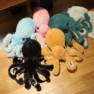 30 cm creatief levensecht octopus pluche speelgoed zeedier gevulde poppen kussen terug kussen kinderen kinderen verjaardag kerstcadeaus la576