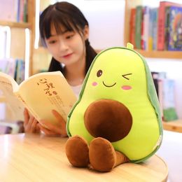 30 cm leuke 3d avocado gevulde knuffel zachte baby pop cartoon fruit kussen sofa kussen kids meisjes kerst verjaardag giften