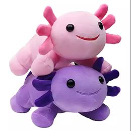 30 cm schattige axolotl kerstspeelgoed roze knuffel dier pluche speelgoed knuffelige zachte knuffels