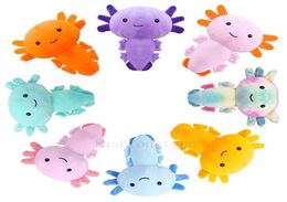 Muñeco de salamandra de dibujos animados de 30cm, juguete de peluche Axolotl, regalo de cumpleaños, almohada de Animal relleno 9050919
