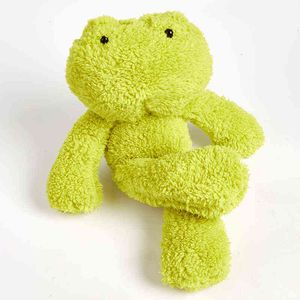 30Cm Mignon Grenouille Câlin Enfants Confort En Peluche En Peluche Poupée Oreiller De Voiture Décor À La Maison Cadeau D'anniversaire Pour Les Amis J220729