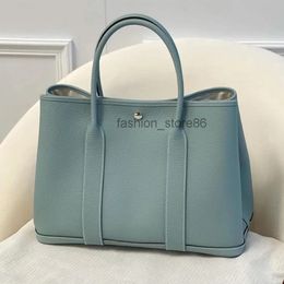 30 cm Garden Party Celeste Green Designer Classic Brand H Sac de luxe de haute qualité Fashion en cuir authentique 3163