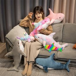 30 cm reuzenhaai knuffel zacht knuffeldier leeskussen voor kinderen kussen pop kinderen Kawaii verjaardagscadeau groothandel DHL/UPS