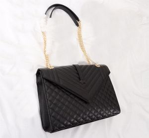 30cm sacs à main Caviar v Type solide plaine diamant treillis rabat mode décontracté femmes marque Digner Msenger chaîne d'épaule