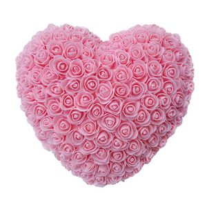 30cm forme de coeur frais préservé fleur rose fleurs artificielles pour mariage mariage maison fête décoration saint valentin Gi246T