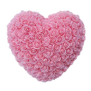 30cm Coeur Forme Frais Conservé Rose Fleur Fleurs Artificielles Pour Mariage Mariage Maison Fête Décoration Saint Valentin Gi247t