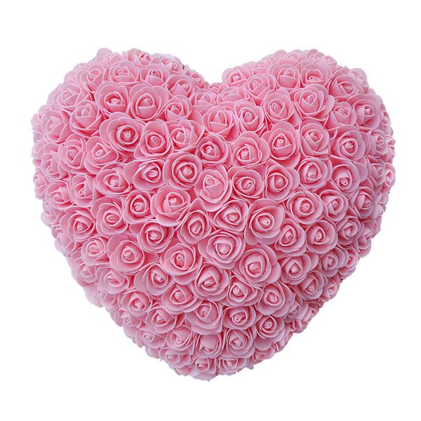 30 cm Forma de corazón Flor de rosa fresca conservada Flores artificiales para boda Matrimonio Decoración del partido en casa Regalo del día de San Valentín T200509