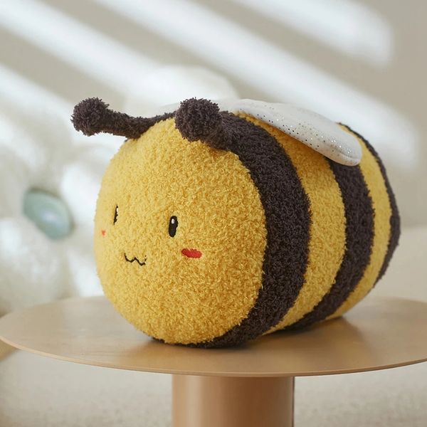 30 CM Kawaii animales de peluche abejas juguetes Super suave relleno insecto almohada sofá cojín para niños regalo de cumpleaños LA546