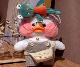 30 cm Kawaii Plushie Lalafanfan Cafe Duck Toys Gooded Animal Duck Plush Gifts For Girls Kids verjaardag Kerstcadeau9450951