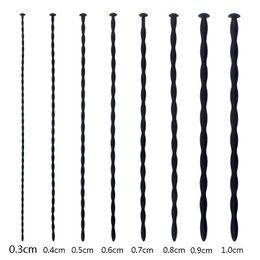 30cm Long Silicone Cathéter Urétral Dilatateur Stimulation Des Yeux De Cheval Adult Sex Toys pour Hommes Gay Sondant Pénis Plug Insert Cathéter D'urètre