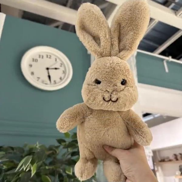 30CM belle peluche lapin poupée en peluche Ins peluche lapin jouet bébé confort poupée peluche apaisant compagnon Goll filles cadeau