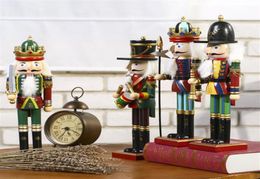Soldados de títeres de Cascanueces de 30 cm Artículos novedosos Decoraciones para el hogar para adornos creativos y Feative y Parry Xmas Gift229102544