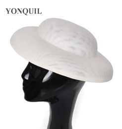 30 cm rond grand chapeau Fascinator base femmes cheveux accessoires Imitation Sinamay fascinator coiffure matériel fête de mariage attrayant 7383540
