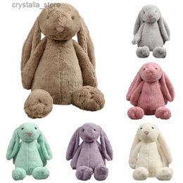 30 cm peluche longue oreille lapin doux jouets en peluche dormir mignon lapin dessin animé animaux poupées enfants bébé cadeau d'anniversaire L230518