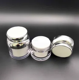 30 g/50g cosmetica crème jar flessen lege make -up container reizen 15 ml/30 ml/50 ml/100 ml lege acryl emulsie essentie vacuüm pompverpakkingsfles