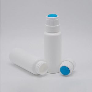 30 g 50 ml plastic spons applicator flessen hdpe witte lege rol op flesbuis met blauwe sponskop EPMSU
