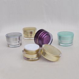 30g Acrylique Crème Bouteille Pot Vide Crème Pots Emballage Cosmétique En Plastique Cosmétiques Bouteilles Expédition Rapide F2896