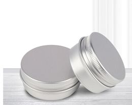 30g boîte en aluminium filetée ronde courte Lithospermum crème crème cosmétique voyage sous-emballage petites canettes