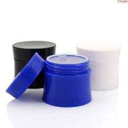 Pots de crème en plastique de forme de taille serrée 30G, boîte d'emballage cosmétique, pot de beauté d'ongle en gros de haute qualité Jjqul