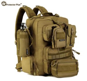 30L ManWomen Wandelen Trekking Tas Tactische Rugzak Leger Waterdichte Molle Bug Out Bag Outdoor Reizen Camping Backpack1335026