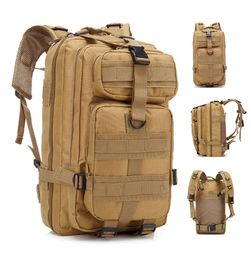 30L Sac à dos militaire extérieur 600D Nylon Nylon Tactical Rucksack Sport Travel Camping Randonnée Randonnée Trekking Fishing Sacs de chasse 231222