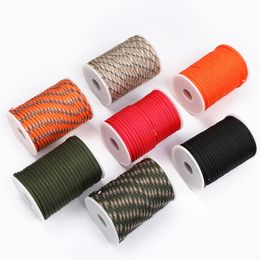 30m 550 Estándar militar Estándar de 7 núcleos PARACORD ROPE 4 mm CORDO DE PARACHO ENTERENTE SUPERVIVA CUENTA DEL PARTE