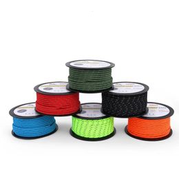 30m Paracord 6mm Tactische Parachute Koord Camping Accessoires DIY Weven Touw Outdoor Survival Apparatuur 240117