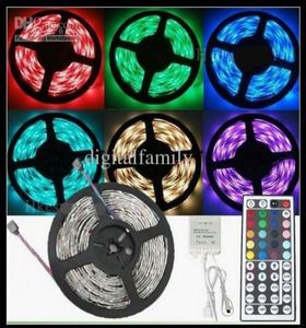 30M RGB LED-lichtstrip 5050 SMD 5M 300 LED's WATERDICHTE IR-AFSTANDSBEDIENING door DHL3026028