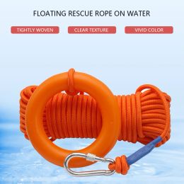 Agua de 30 m boyante anillo flotante de la cuerda flotante boya de salvación de salvación anillos flotantes de superficie no deslizante para natación kayak kayak