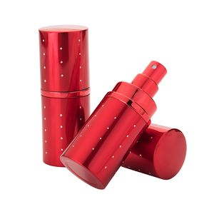 30ml 1 pièce bouteille de parfum vide de couleur rouge pour pompe de pulvérisation bouteille d'atomiseur de parfum rechargeable pour voyageur portable