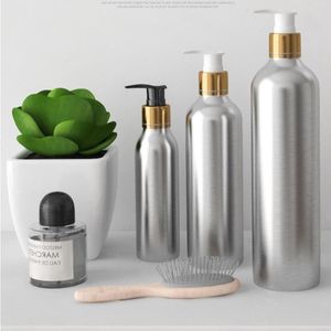 30ml 100ml 150ml 250ml Bouteilles rechargeables Salon de coiffure Pulvérisateur Bouteille de pulvérisation en aluminium Pompe de voyage Outils de maquillage cosmétique Ipqwk