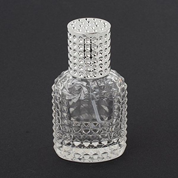 Bouteille de Parfum en verre portative d'ananas de 30ML 1Oz avec l'étui de Parfum vide de jet avec l'atomiseur pour le cosmétique