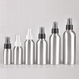 30 ml / 50 ml / 100 ml / 120 ml / 150 ml Botellas de spray de aluminio portátiles Perfume Bomba recargable vacía Atomizador Niebla Botella de maquillaje de viaje LBJIQ