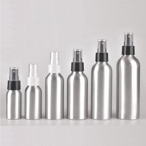 Bouteilles de pulvérisation portables en aluminium, 30ml/50ml/100ml/120ml/150ml, pompe vide rechargeable, atomiseur, brume, bouteille de maquillage de voyage, Kacnl