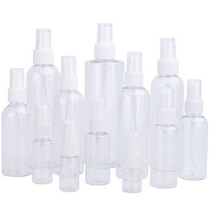 10 ml 20 ml 30 ml 50 ml 60 ml 100 ml hervulbare plastic fijne mist parfumfles make-up duidelijke lege spuitflessen cosmetische huisdier container