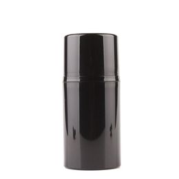 Bouteille noire sans air avec pompe à vide et lotion, 30ml, 50ml, 80ml, 100ml, 120ml, 150ml, utilisée pour l'emballage