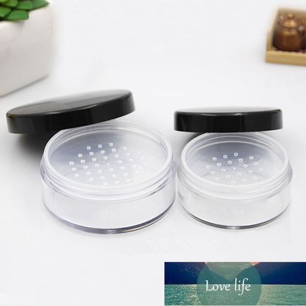 30 ml 50 ml en plastique pot de poudre en vrac bouffée de poudre boîtes de tamis vide récipient cosmétique bouteille transparente pots pot outil de beauté 20 pcs/lot prix d'usine conception experte qualité