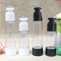 30 ml 50 ml tête ronde vide en plastique bouteille sans air utilisé sérum lotion émulsion fond de teint emballage pour récipient cosmétique 10pcsgoods Wfrok