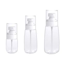 30 ml 60 ml 80 ml 100ml hervulbare parfum spuitfles lege cosmetische containers plastic fijne mist verstuiver draagbare reis make-upflessen