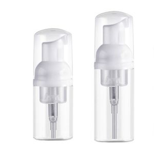 30 ml 60 ml mini-schuim zeep dispenser flessen 1 / 2oz vloeibare hand schuimende pomp fles lege plastic pomp-flessen navulbare en milieuschermer