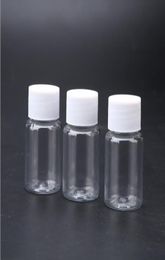 Botella de plástico transparente de 30 ml, botellas de embalaje pequeñas, botella con tapón de rosca 9552685