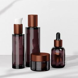 30ml compte-gouttes produit de soin de la peau bouteille 50ml 120ml ensemble bouteille de lotion 50g crème pour le visage paroi épaisse pots cosmétiques