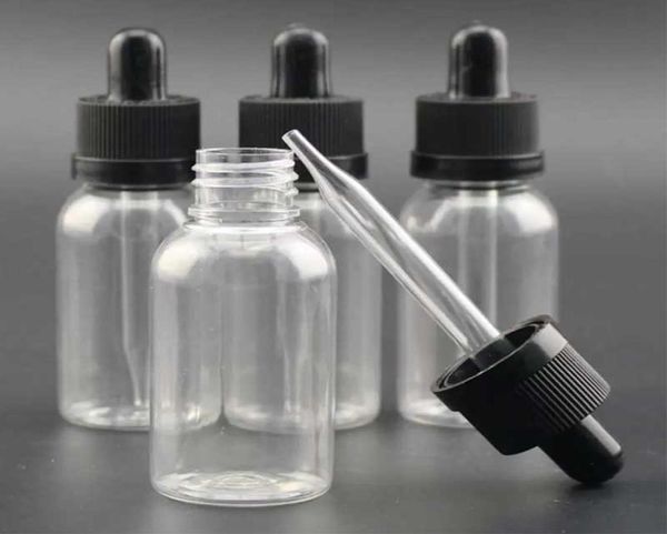 30 ml électronique Pet Ejuice Groteper Bouteilles en plastique Bouteilles Eliquide avec bouchons de sécurité à l'épreuve des enfants et bouteilles en verre pour E C4869211