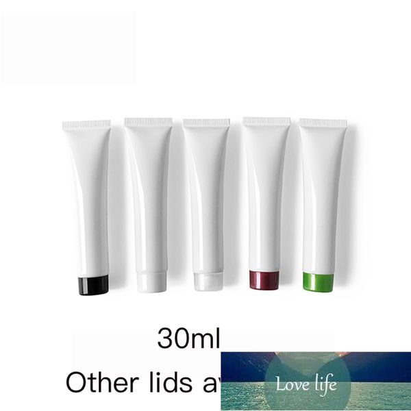 30 ml contenants cosmétiques vides 30 g tubes souples en plastique blanc bouteilles de masque d'huile de gel de crème pour les yeux rechargeables pour les filles de beauté prix d'usine conception experte qualité dernière