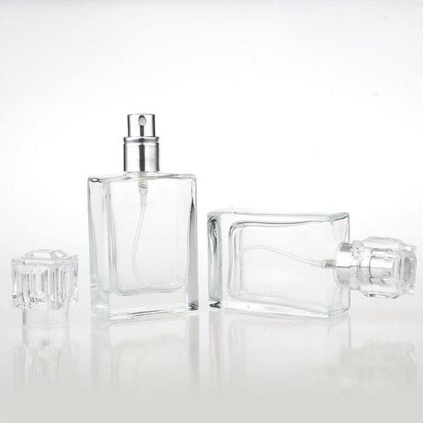 Bouteilles de parfum en verre de 30 ml PORTABLE VIDE VIDE VIDE VILLET pulvérisateur 1 oz Sous-boute