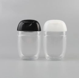 30 ml handdesinfectieffles Pet Plastic Half Ronde Flip Cap fles Kinder draagtak Handsanitizer flessen SN4899